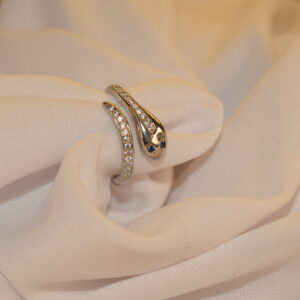 Snake Cuff Ring for Women Lightweight